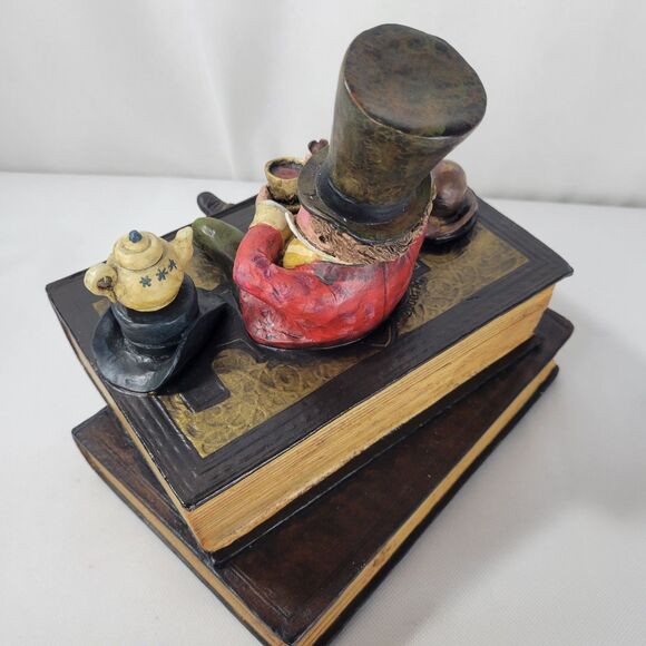 Rare Alice in Wonderland Sculpture Figurine Book Worms The Penny Whistle Group - Picture 8 of 16